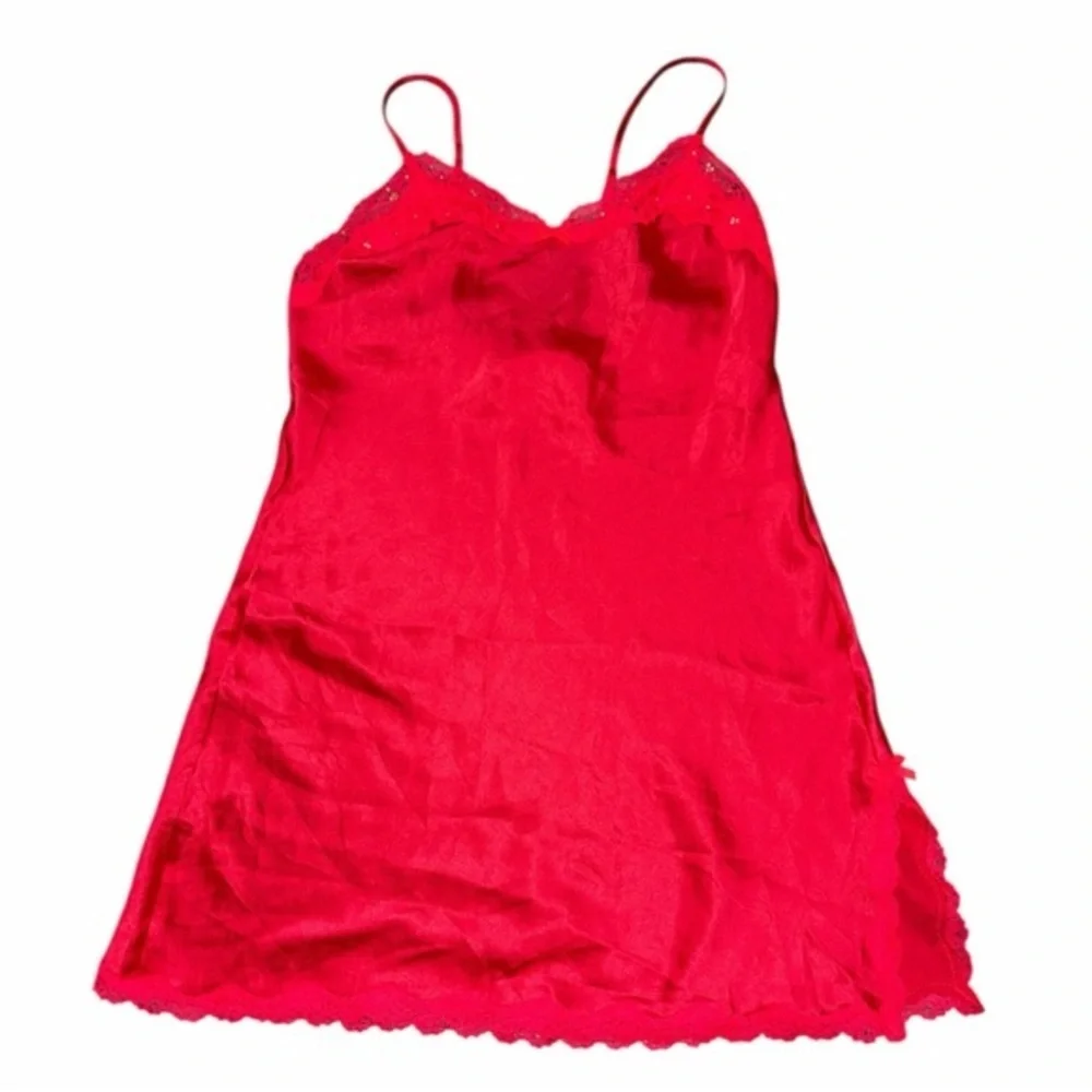 Victoria's Secret Red Lace Chemise